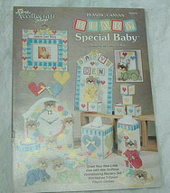 The Needlecraft shop plastic canvas beary special baby pattern book nursery set - £15.78 GBP