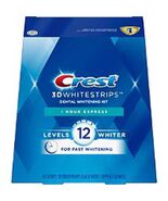 Crest 3D Whitestrips 1-Hour Express at-home Teeth Whitening Kit 10 Treat... - $34.25 CAD