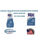 ROYAL BLUE 29 RIT Fabric DYE choose Liquid Bottle or Powder Concentrate ... - $320.94 MXN+