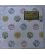 Vintage NIP 70s Hallmark Bridal Shower Gift Wrap Paper Embossed Embroide... - £7.10 GBP