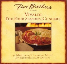 Five Brothers Presents: Vivaldi The Four Seasons-Concerti Cd - £8.78 GBP