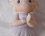 1986 Precious Moments 102423 Lord Keep Me On My Toes Ornament (HAND BROK... - $3.84