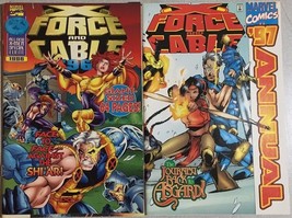 X-FORCE AND CABLE lot of (2) issues (1996 &amp; 1997) Marvel Comics - £7.95 GBP