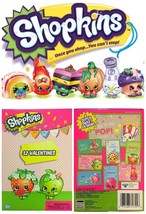 Shopkins 32 Fold and Seal Valentine Day Cards - £7.84 GBP