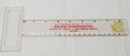 Ruler and Magnifying Glass House of Ideas Arlene Rosengarten Vintage  - $11.35