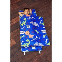 Nap Mat With Removable Pillow - Roarin' Dinos - Carry Handle With Straps Closure - £49.17 GBP