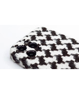 Fall Winter 21 Fashionable Pattern Mohair Mounted iPhone 12 (s) Case Bla... - $17.65 CAD