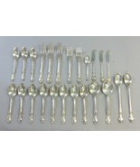 Vintage Gorham Sterling Silver English Gadroom Flatware Set 24pcs 1.70lbs - $1,485.00