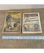 Lot of 2 Vintage Ephemera Our Presidents Doans Directory of the United S... - £11.82 GBP