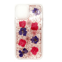 Real Flower Rose Gold Foil Confetti Case Cover for iPhone 12 Mini 5.4″ PINK/PURP - £6.12 GBP