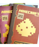 2015 Minecraft Handbook Set Lot Of 4 Redstone Combat Construction Essent... - $54.87 CAD