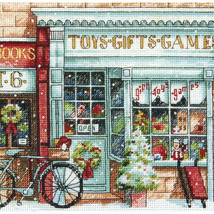 Dimensions Gold Petite Counted Cross Stitch Kit 6&quot;X6&quot;-Toy Shoppe (18 Count) - £14.59 GBP