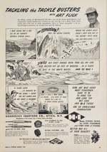 1949 Print Ad H-I Fly Fishing Reels &amp; Rods Horrocks-Ibbotson Utica,New York - £16.38 GBP