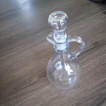 Vintage Anchor and Hocking Glass  Olive Oil Cruet with Glass Rubber Stop... - $9.54