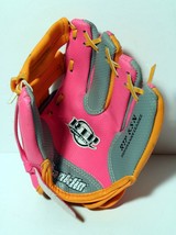 Franklin RTP 8.5N Performance Orange Pink Grey RHT Tee Ball Softball Glove - $7.91