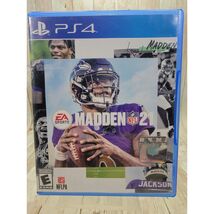 Madden NFL 21 Sony PS4 PlayStation 4 AD - Tested - $7.47
