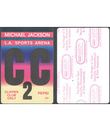 Michael Jackson OTTO Cloth Pepsi L.A. Sports Arena Backstage Pass from t... - £6.89 GBP