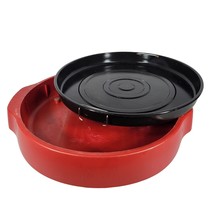 NuWave Pro Plus Oven 20615 Replacement Parts Bottom Base Pan /Drip Tray Red - $16.67