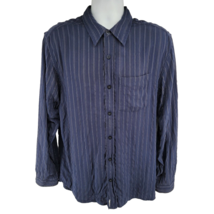 The North Face Men’s Blue Long Sleeve Casual Button Down Shirt Size Large Hiking - £17.87 GBP