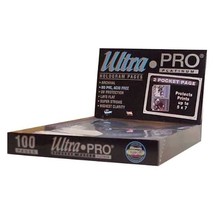 Ultra Pro 2-Pocket Platinum Page with 5" X 7" Pockets 100 ct. - £30.19 GBP