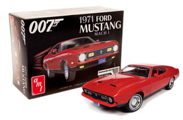 AMT James Bond 007 1971 Ford Mustang Mach I 1:25 Scale Model Kit AMT 118... - £21.17 GBP