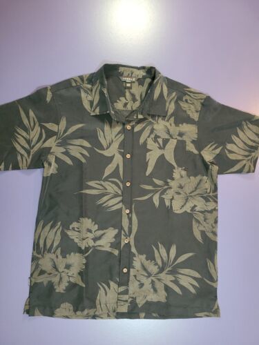 Primary image for Oneill Mens Sz M Floral All Over Print Short Sleeve Hawaiian Tiki Surfer Shirt
