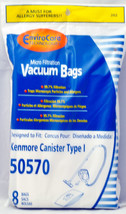 Kenmore Type I Canister Vacuum Cleaner Bags 50570, KER-1457 - £10.35 GBP