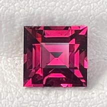 Certified Natural Rhodolite Garnet 1.92 Cts Princess Cut Loose Gemstone - £119.90 GBP