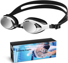 Swim Goggles, UV Protection Swimming Goggles, No Leaking Anti Fog Goggles - £7.61 GBP