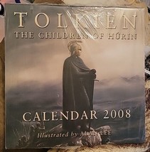 Tolkien The Children Of Hurin Calendar 2008 Illustrated By Alan Lee Sealed - $34.64