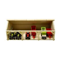 Kids Globe Large Wooden Farm Shed For Tractors (Scale 1:87)  - $91.00