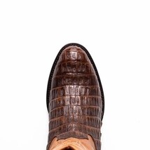 PHOENIX Genuine Caiman Belly Skin Cowboy Boot from the Western Collection Aged M image 6