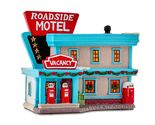 Holiday Time Light-Up Porcelain Roadside Motel Christmas Village Buildin... - $47.51