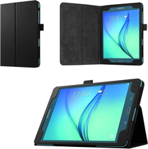 Samsung Galaxy Tab a 9.7 Folio Case - Slim Fit Premium Vegan Leather Cover - £20.93 GBP