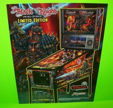 Black Knight Sword Of Rage Limited Edition Pinball FLYER Original Game Promo - £17.34 GBP