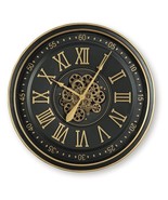 Dairton - Black / Gold Finish - Wall Clock - $2,752.80 MXN