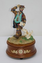 Emmett Kelly The Letter Carrier Make Someone Happy Music Box Figurine - £31.49 GBP