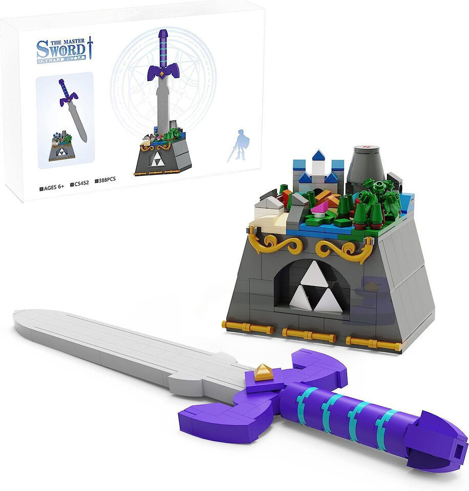The Master Sword DIY Model Building Blocks Set Bricks Toy Collectibles K... - $29.69