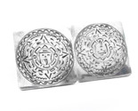 Mexican aztec sundial Men&#39;s Cufflinks .925 Silver 218519 - $59.00