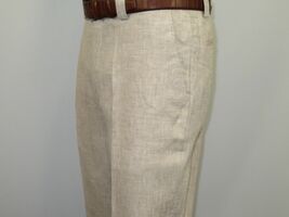 Men Premium 100% Linen Cocktail Suit by INSERCH Breathable and cool SU880 Tan image 10