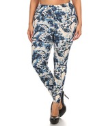 Women&#39;s Plus Size Floral Print, Full Length Leggings - $17.43 CAD