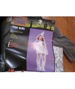  Girls Halloween Wizard Of Oz Tin Girl costume NEW S 4-6 top jumper slee... - £17.13 GBP