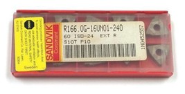 R166.0G-16UN01-240 S10T Thread Turning Insert (Pack of 10) Sandvik Coromant - £65.60 GBP