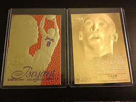 1996 Kobe Bryant Feel The Game Flair 23K Gold Rc Away Court Purple Jerssy Card - £19.97 GBP