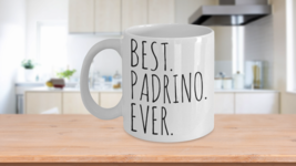 Best Padrino Ever Mug Spanish Godfather Best Man Valentines Gift Idea Coffee Cup - £14.98 GBP