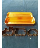 Chew Chew Special Copper Train Cookie Cutter Set Locomotive Coal Caboose... - £10.81 GBP