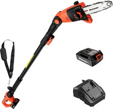 Maxlander 8 Inch Cordless Pole Saw With A 20V Power Pole, And Fast Charger - £132.87 GBP