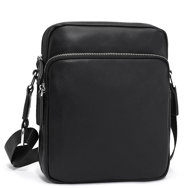 VORMOR Famous Brand Leather Men Bag Casual Business Messenger Bag For Vintage Me - £38.82 GBP
