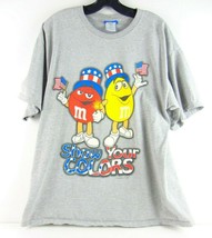 M&amp;Ms Gray Show Your Colors T-Shirt XL - $19.79