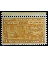 1944 17c Motorcycle, Special Delivery, Orange Yellow Scott E18 Mint F/VF NH - $66.44 MXN